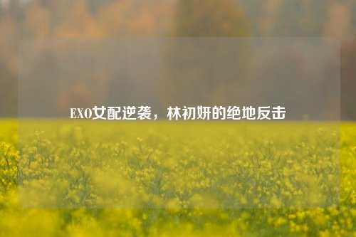 EXO女配逆袭，林初妍的绝地反击